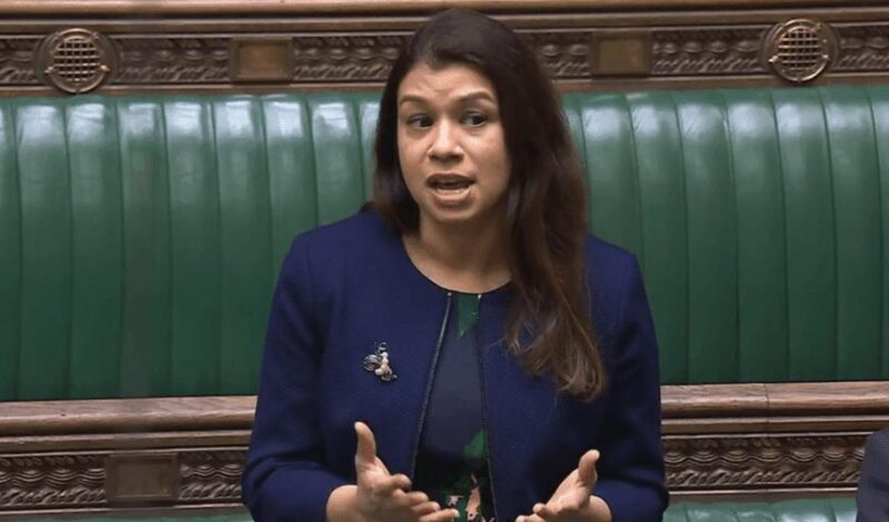 Tulip speaking in Parliament 